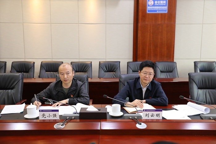 省委巡视办调研总党委巡察工作