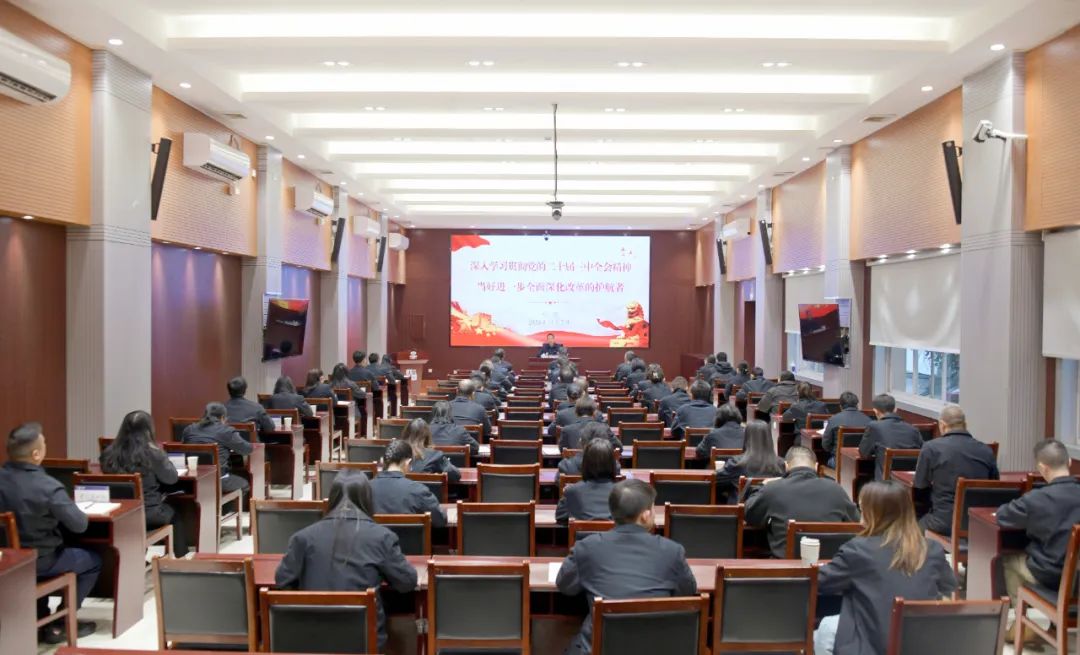 张鹏宣讲党的二十届三中全会精神