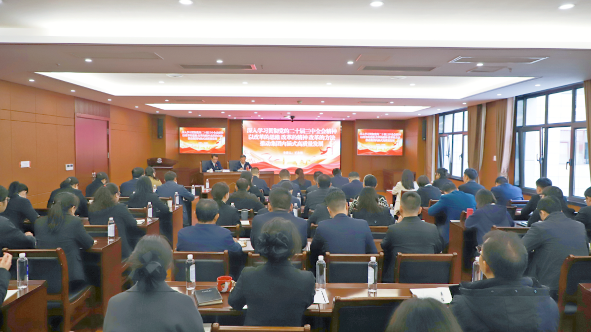 王永强宣讲党的二十届三中全会精神