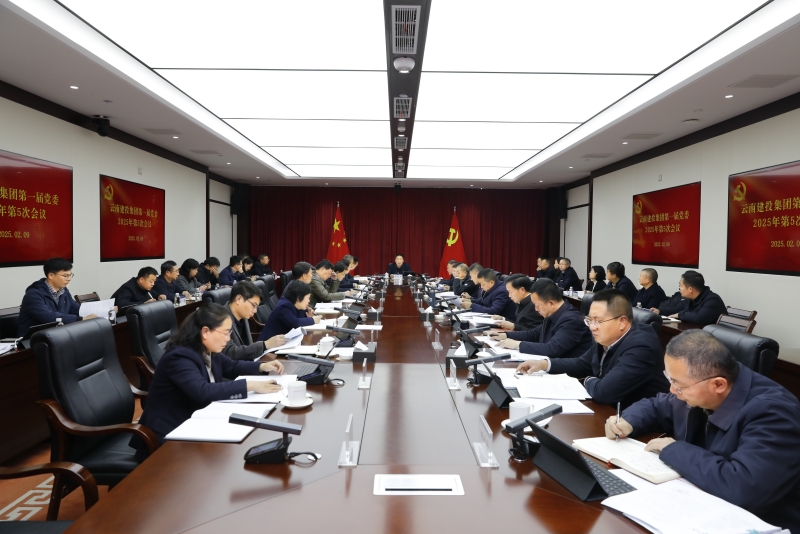 总党委2025年第5次会议召开 学习贯彻习近平总书记发表的重要文章 传达学习省委省政府一季度重大产业项目调度推进会议精神